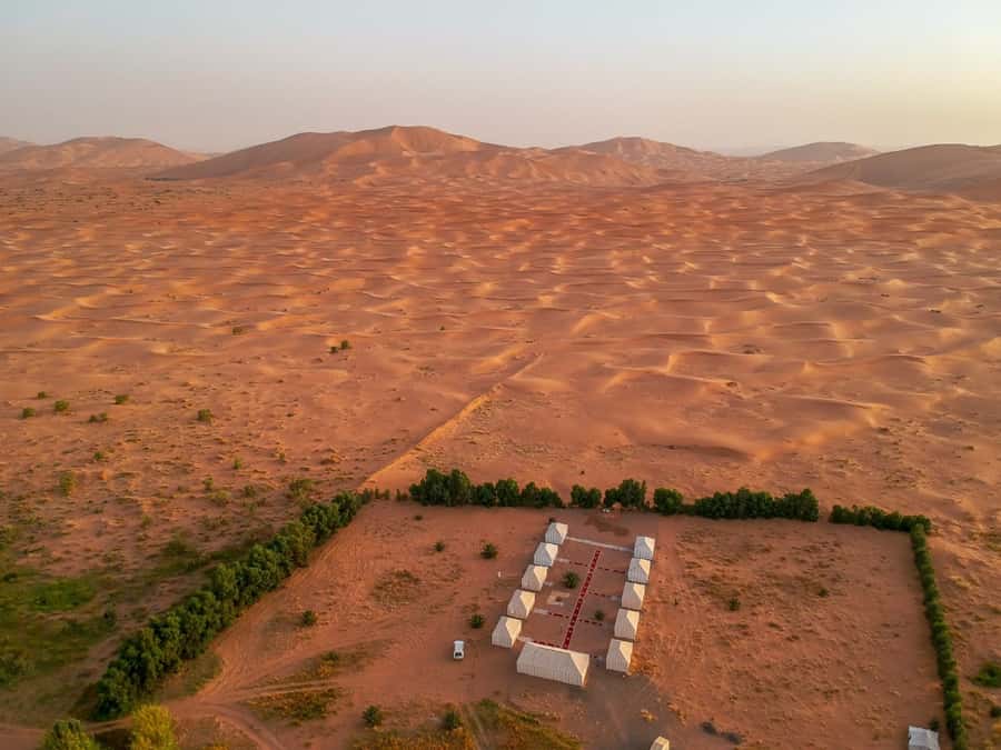 From Merzouga: Desert Overnight in Heated Tent & Camel Ride - Sunset, sandboarding, and the Erg Chebbi feel