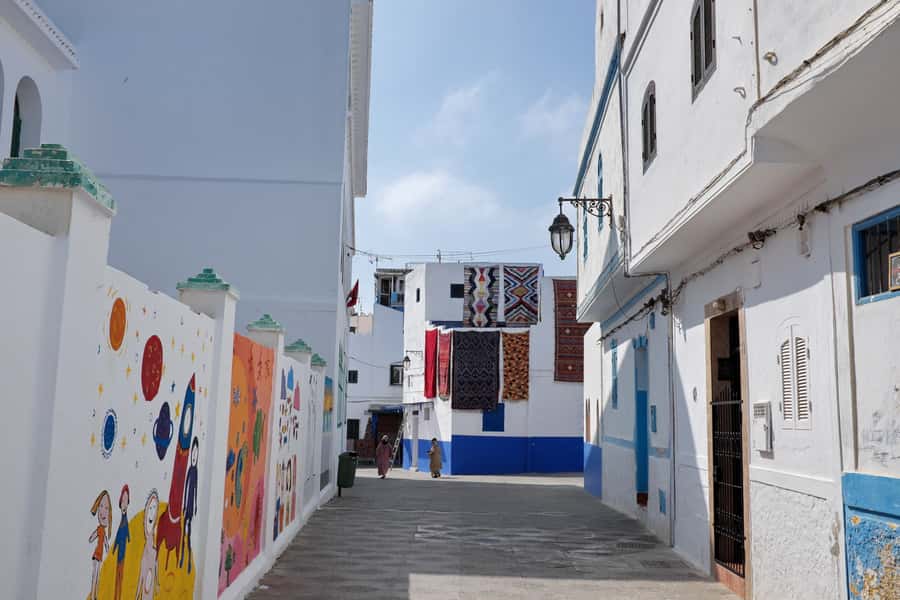 From Tangier: Asilah City Tour - Summer Arts Festival: when culture spreads beyond the medina