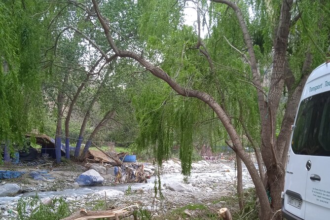 Full Day Trip to Ourika Valleys with waterfalls - The traditional boat stroll at the waterfall basin: a different kind of closeness