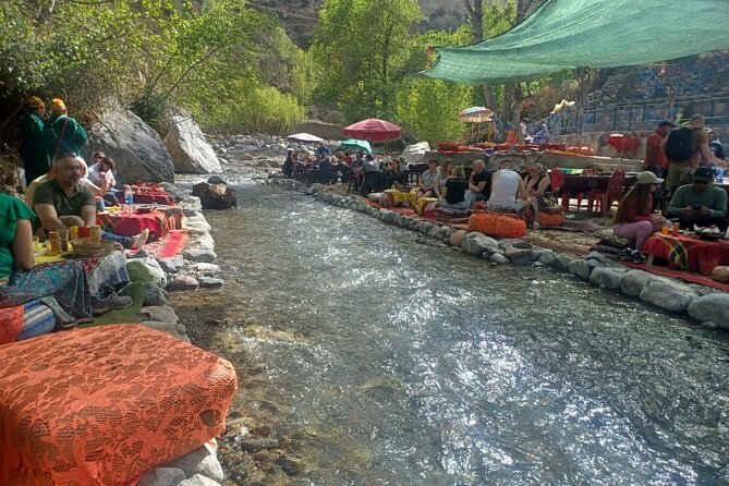 Full Day Trip to Ourika Valleys with waterfalls - Late-Berber lunch overlooking the falls: where to slow down and people-watch