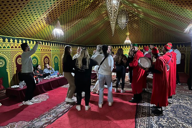 Full Package Agafay Desert, Quad Bike, Camel Ride and Dinner show - Sunset, Fire Show, and Berber Tent Dinner: The Evening That Makes It Worth It