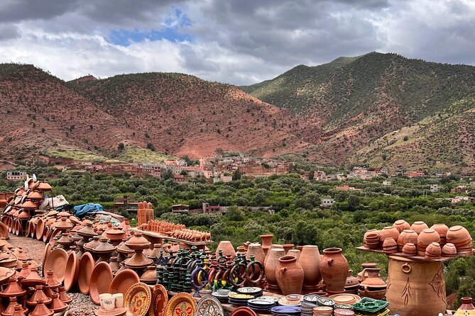 Guided Atlas Mountains Private Day Trip from Marrakech with Lunch - Ourika Valley: argan co-op visit plus waterfall walking