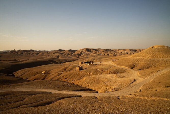 Half day in Agafay desert with Camel ride, Quad biking and dinner nomad tent - The sunset camel ride and mint tea reset