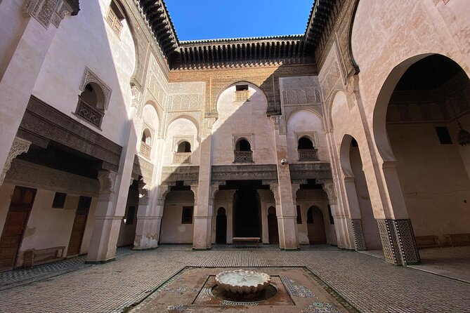 Half-Day Private Guided Walking Tour of the Old Medina of Fez - Two hours of medina crafts: tiles, textiles, pottery, brass