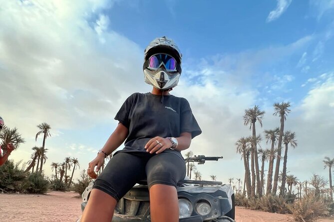 Half-day quad bike in the palmgrove & rock desert - The Berber village stop and mint tea at a traditional house