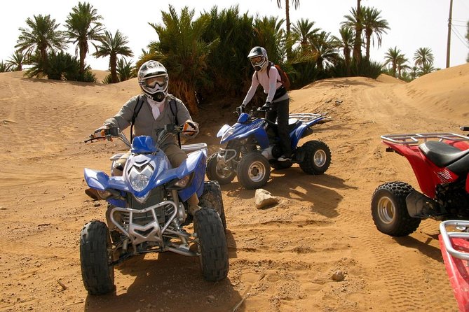 Half day Quad ride - The real timeline: 4 hours total, with 2 hours on the route