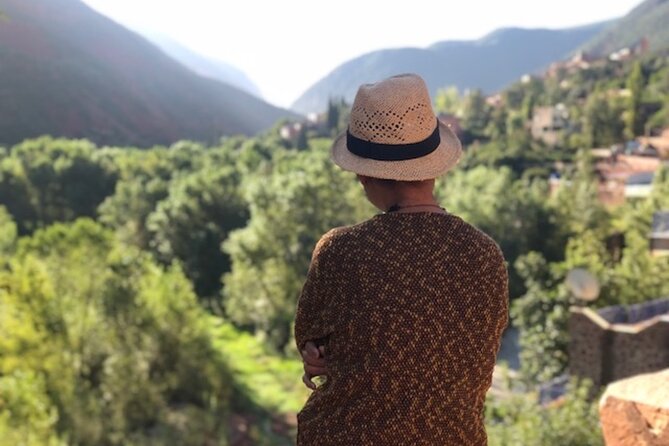 Half Day Tour From Marrakech to the Atlas Mountains & Ourika Valley - The argan co-operative: watching women extract argan oil in the real setting