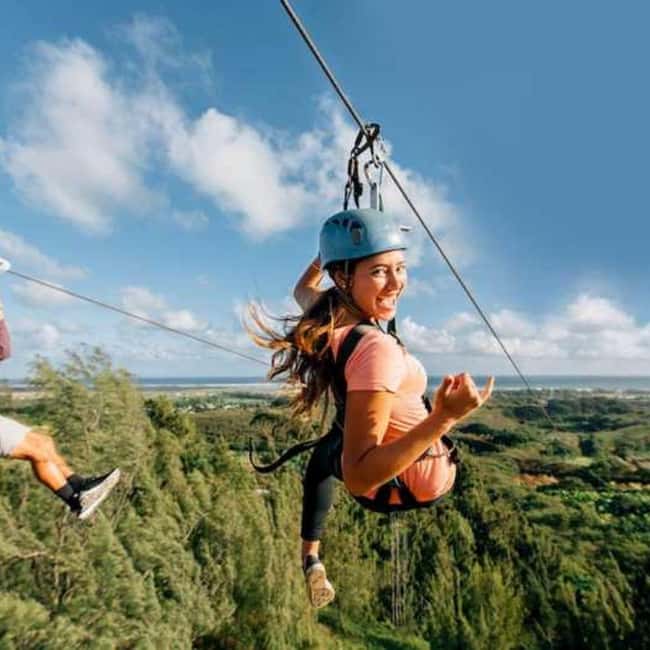 Half day Zipline out of marrakech city with breakfast - Above the pine forest: four zip-lines and bridge moments