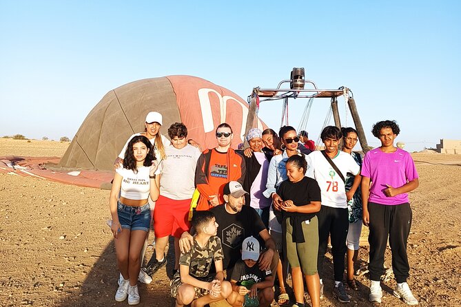 Hot air balloon flight to Marrakech in a small group. Breakfast - How the Small-Group Size Changes the Feel
