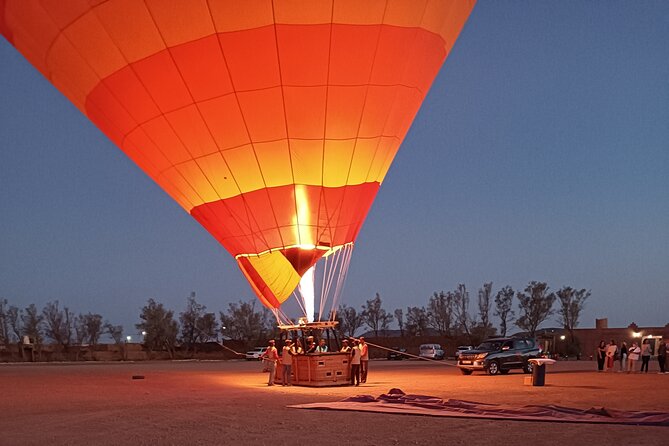 Hot air balloon flight to Marrakech in a small group. Breakfast - Safety, Briefings, and the Part You Can Control