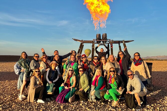 Hot Air Balloon Rides in Marrakesh: Sunrise, Desert, Atlas ... - Landing and the Berber breakfast in a nomad kasbah