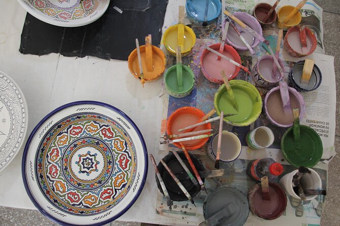 Interactive Pottery Painting and Zellige Mosaic Workshop in Fes - What’s included for $43: the value that comes from doing the work