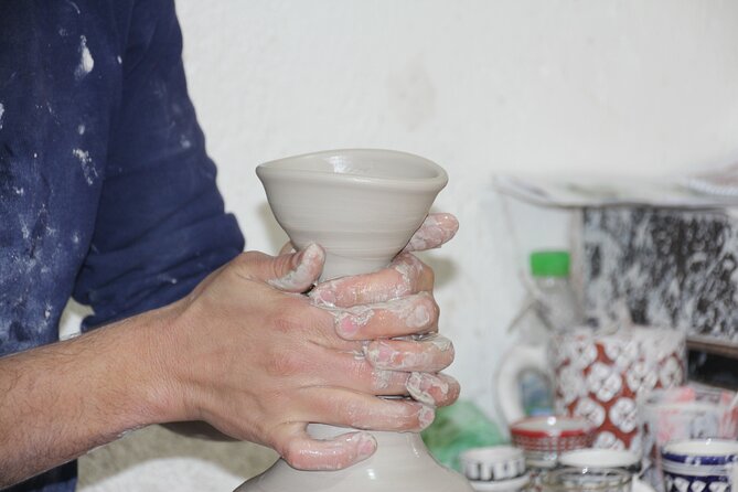 Interactive Pottery Painting and Zellige Mosaic Workshop in Fes - Clay to painted pottery: shaping your tagine or decorative piece
