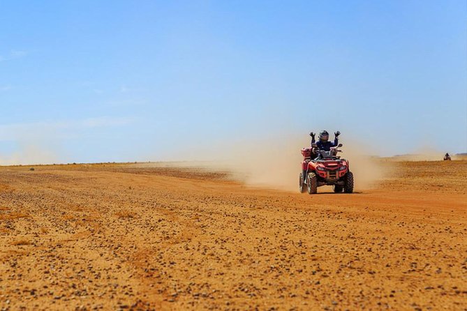 Luxury 2h quad in agafay with transportation - The Atlas views and the mint tea break that resets your day