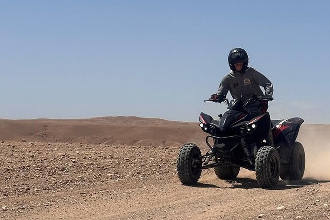 Luxury 2h quad in agafay with transportation - Safety briefing and gear: confidence before you ride