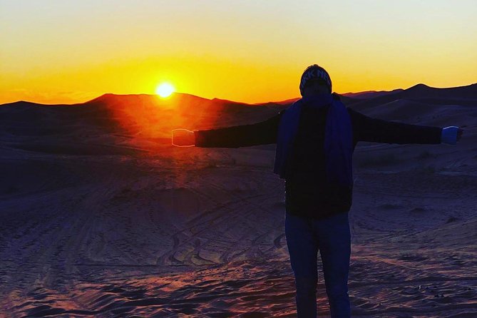 Luxury Overnight Sahara Desert trip fez Back to Fez or Marrakech - Arrival at Merzouga: sunset camel riding is the main event