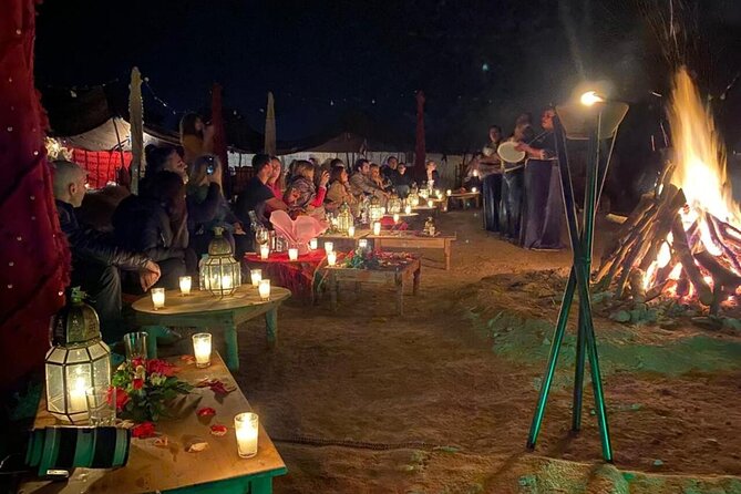 Magical dinner and sunset in Agafay desert - Agafay at Sunset: why this desert dinner works