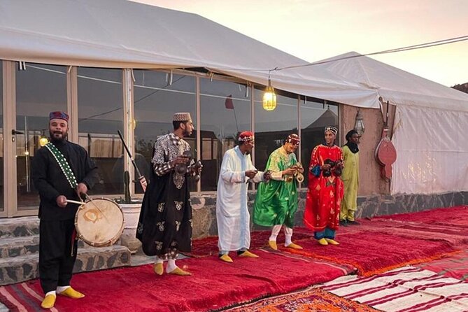 Magical dinner and sunset in Agafay desert - Getting out of Marrakech with round-trip pickup