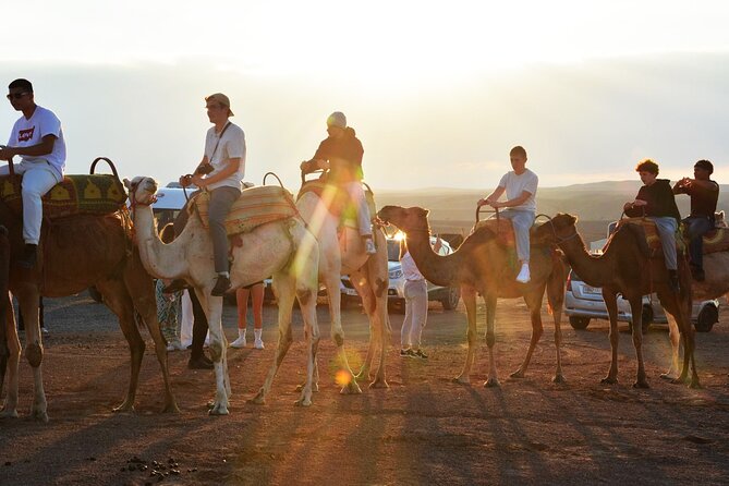 Magical Dinner Experience & Sunset Camel Ride in Marrakech Desert - Campfire Dinner Under the Stars: Food, Music, and the Mood Shift
