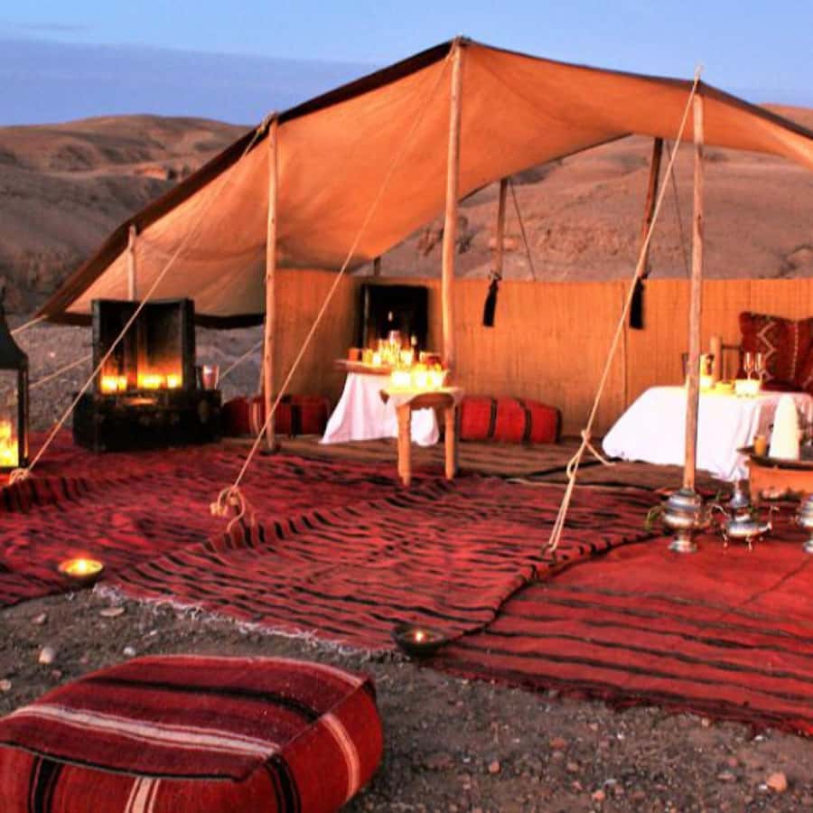 Magical Dinner In Agafay Desert Under the Stars & Camel rid - Live Music and Fire Show: The Night Gets Loud in the Best Way
