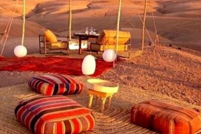 Magical Dinner show and Quad bike In Agafay Desert Marrakech - The Berber Feast: Moroccan Salad, Tagine Options, Fruit, and Mint Tea