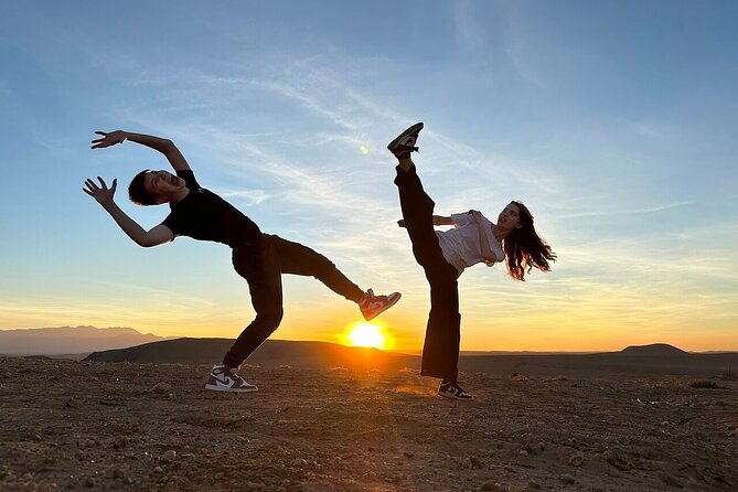 Magical dinner, sunset, music and fire show in Agafay desert - 3-Course Dinner by Bonfire: Food, Timing, and Vegetarian Options