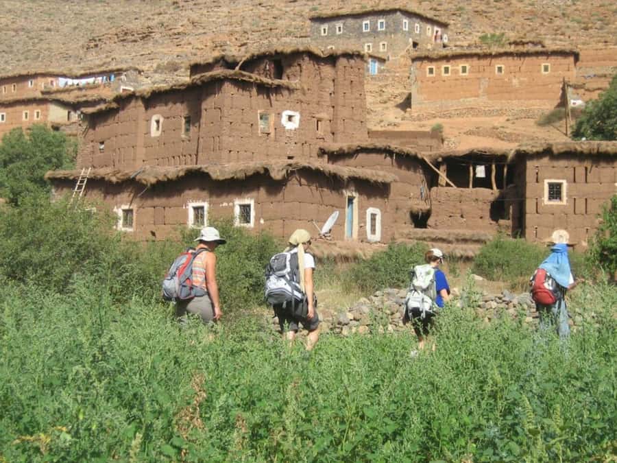 Marrakech: 3-Day High Atlas Mountains and Three Valleys Trek - Day 2: Aguersiwal, Oudit Pass (2200m), and Ait Aissa