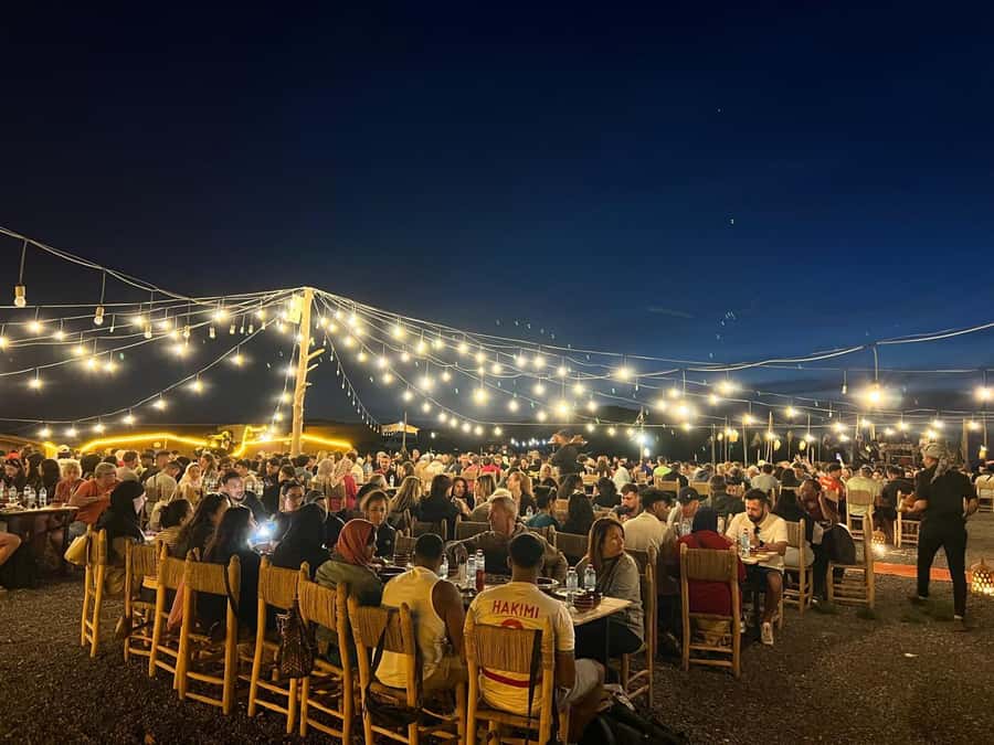 Marrakech: Agafay Desert Camel Ride, Dinner, Fire Show - Marrakech Pickup and the Smooth Start (A/C Matters)
