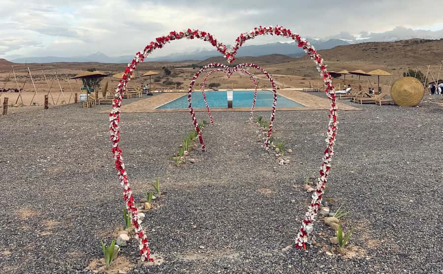 Marrakech Agafay Desert camel ride, Lunch & Swimming - Desert pool time: comfort that actually makes the day worthwhile