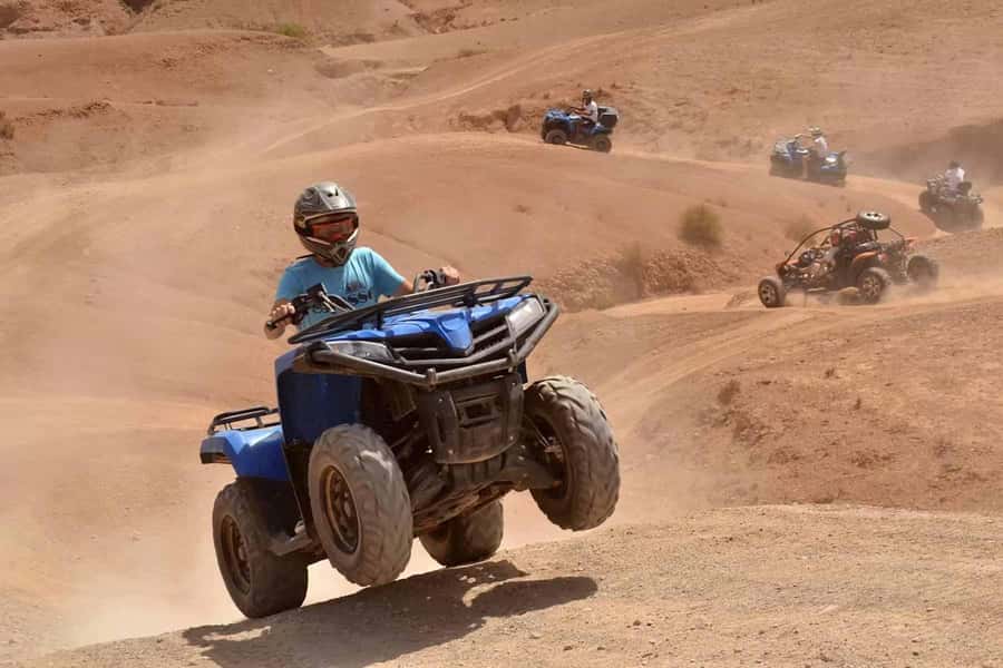 Marrakech: Agafay Desert Camel Ride & Quad with Dinner Show - Camel ride in Agafay: slow adventure, good views