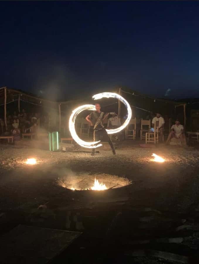 Marrakech Agafay desert: Camel Ride, Sunset, Dinner show - Argan oil and tea stop: small, real Morocco in one hour