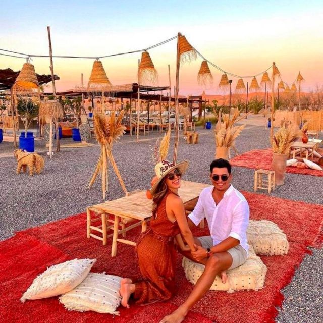 Marrakech: Agafay Desert Camp Lunch with Camel Ride and Pool - Camel Ride Included: What You’ll Actually Do
