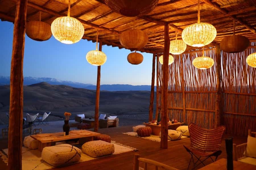 Marrakech: Agafay Desert Dinner and Sunset Camel Ride Trip - Getting to the Agafay Desert: Air-Conditioned Pickup From Marrakesh
