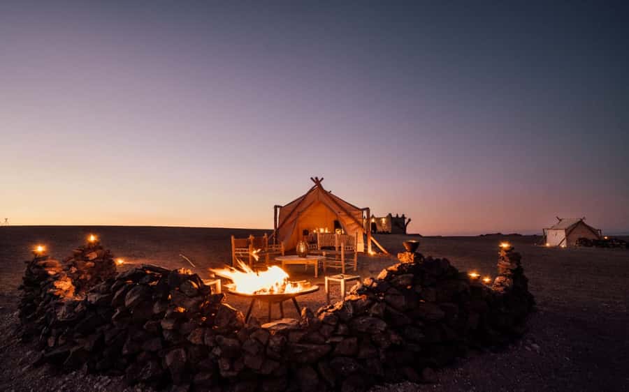 Marrakech: Agafay Desert Dinner, Camel Ride, and Music Show - Mint tea, pastries, and free time in the camp area