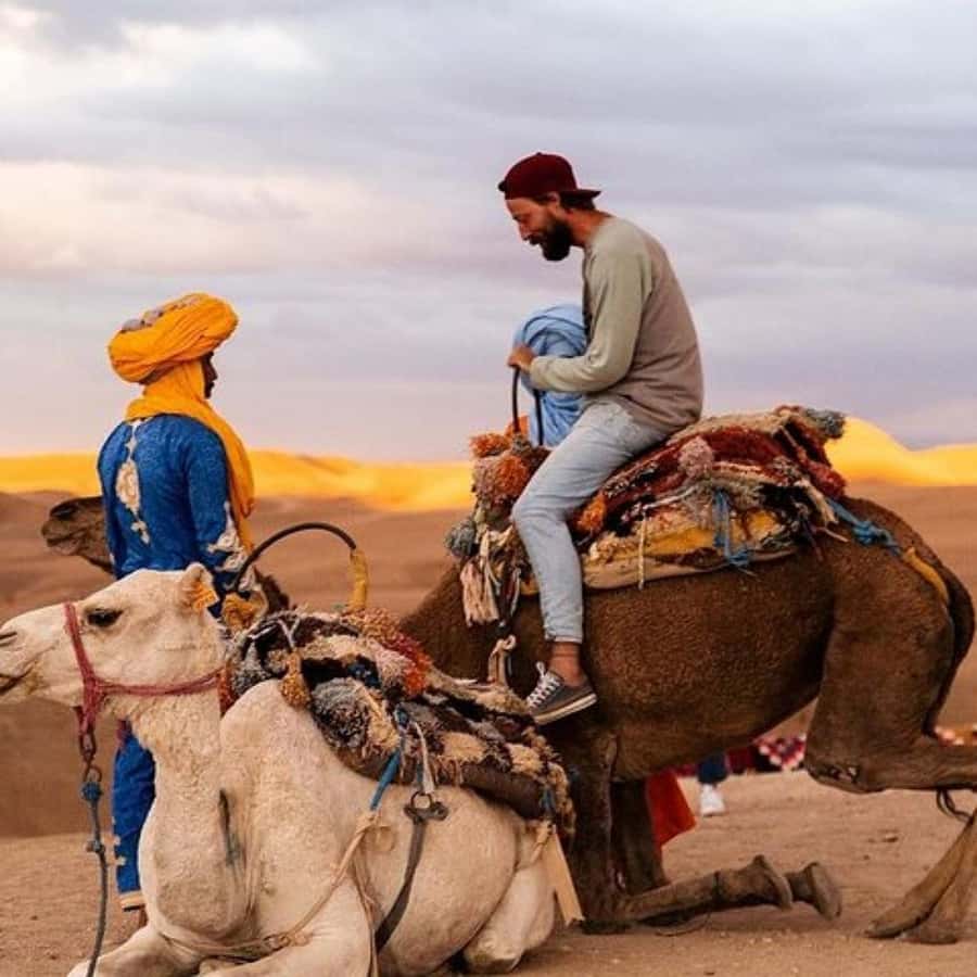 Marrakech: Agafay Desert Dinner Show with Sunset Camel Ride - Takerkoust Dam and Welcome Tea on the Way