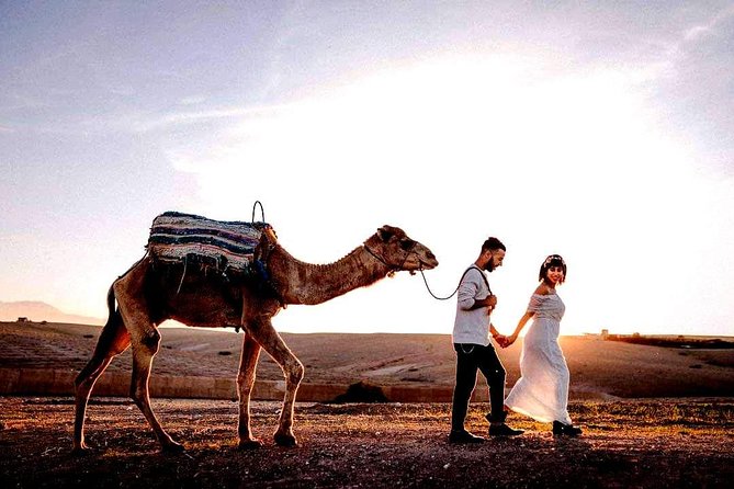 Marrakech: Agafay desert, Magical dinner & sunset and camel ride - The 1-Hour Camel Ride: Cheich, Comfort, and Sunset Views