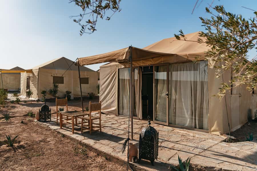 Marrakech: Agafay Desert Magical Overnight with Dinner Show - Your private luxury tent: what comfort really means out here
