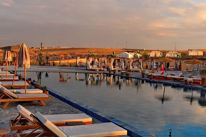 Marrakech Agafay Desert Package Quad Bike&Camel POOL Dinner Show. - Camel ride and camp downtime: short and iconic