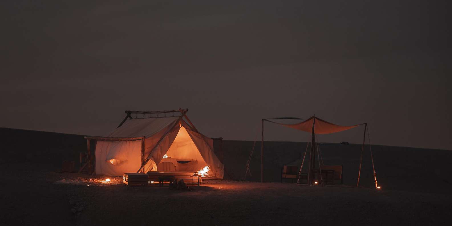 Marrakech: Agafay Desert Private Dinner w/ Music & Fire Show - Camel ride in Agafay: quick, calm, and very scenic