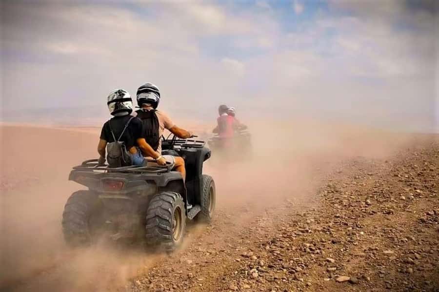 Marrakech: Agafay Desert Quad Biking, Camel Ride Fire Show - Getting Picked Up in Marrakech (and Why Meeting Points Matter)