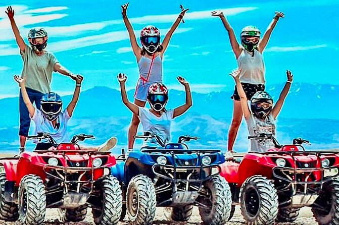 Marrakech: Agafay Desert Quad Biking & Camel Trek & Dinner & Show - From Tazi Hotel Pickup to Base Camp Briefing