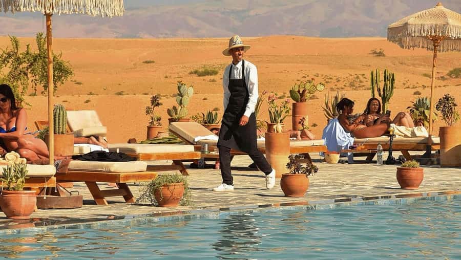 Marrakech: Agafay Desert Quad Camel Rides, Pool, Dinner Show - Berber dinner under the stars: food, music, and the show