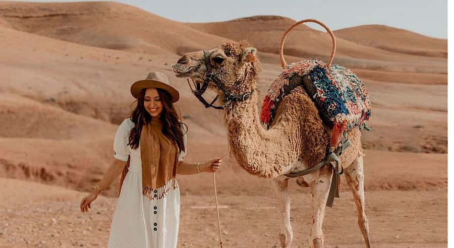 Marrakech: Agafay Desert Quad Camel Rides, Pool, Dinner Show - Women’s cooperative + tea: where the evening starts