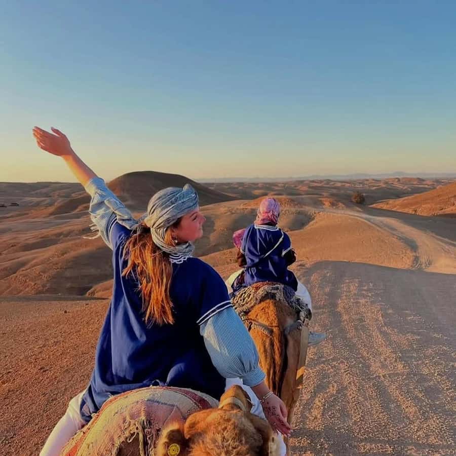 Marrakech: Agafay Desert Quad & Camel Rides Whit Dinner Show - Camel Ride for Balance: Short, Calm, and Surprisingly Enjoyable