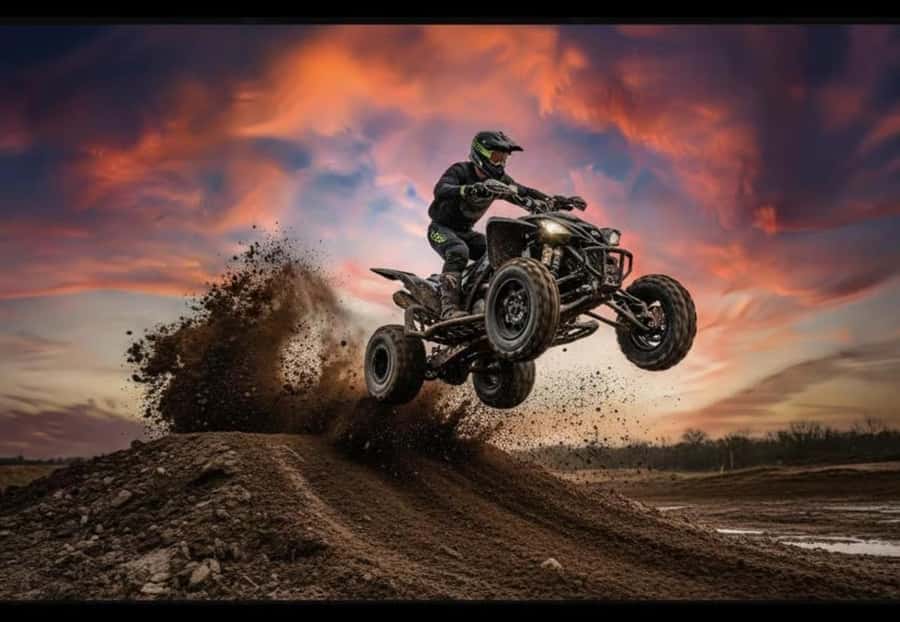 Marrakech: Agafay Desert Quad & Camel Rides with Dinner Show - Quad biking in Agafay: 45 minutes with the helmet and goggles on