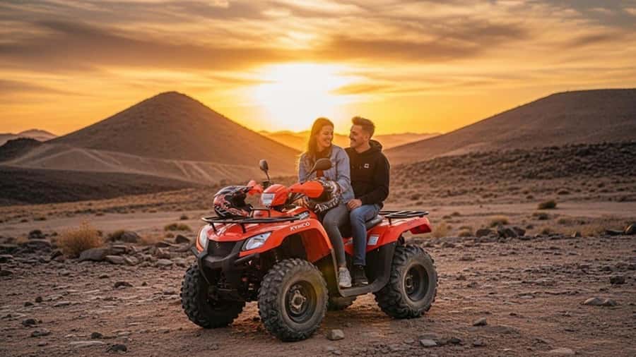 Marrakech: Agafay Desert Quad, Camel, Sunset Dinner & Show - Quad bikes across Agafay: how to get the most fun safely