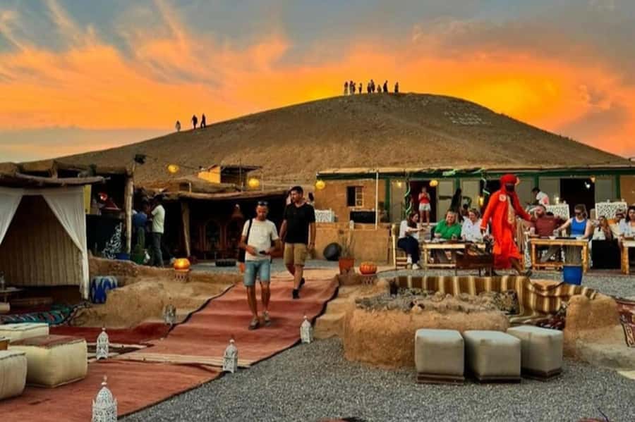 Marrakech: Agafay Desert Quad, Camel, Sunset Dinner & Show - Berber dinner under starlight: tajine, couscous, and comfort