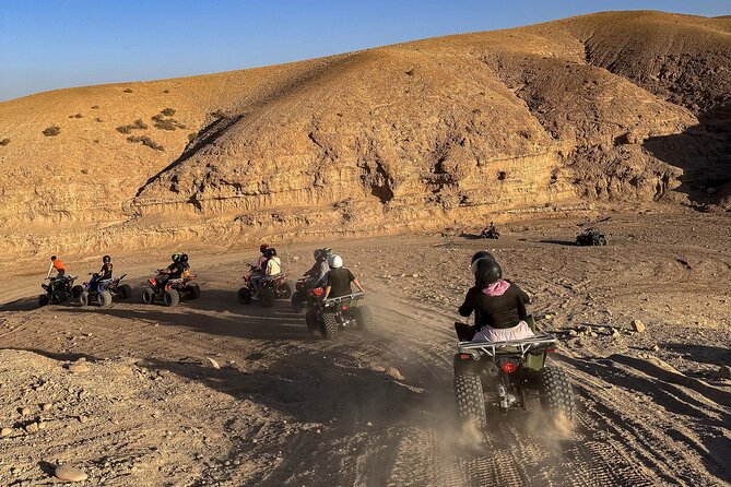 Marrakech: Agafay Quad Tour with Camel Ride, Dinner & Show - Campfire, tea, and sunset: the pause that makes it feel special