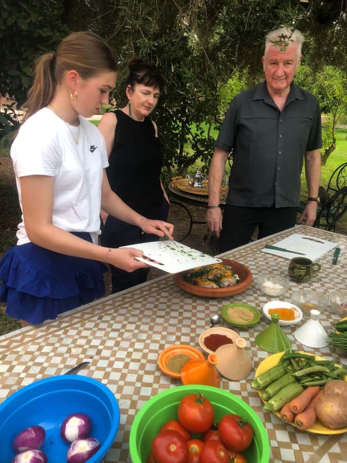 Marrakech: Authentic Moroccan Cooking Class in a Farm - Lunch you actually cooked, served with a mindful pause