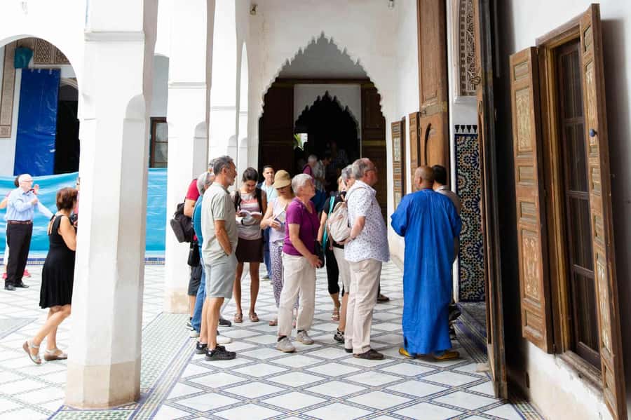 Marrakech: Bahia Palace Guided Tour – Skip-the-Line Access - Meeting at Cafe de France in Djemaa el Fna